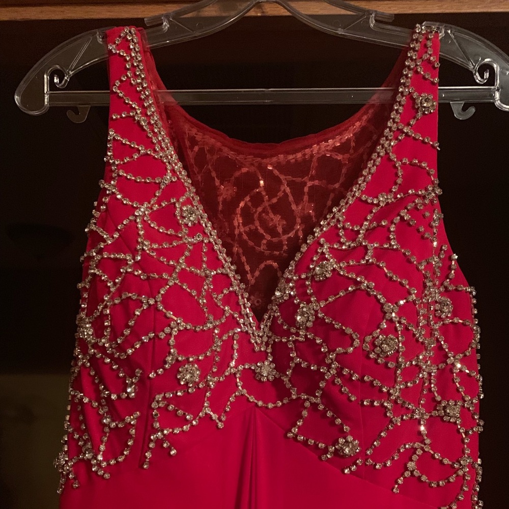 Serena Red Formal Dress